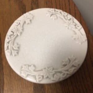 Vintage Ceramic Candle Pillar Holder